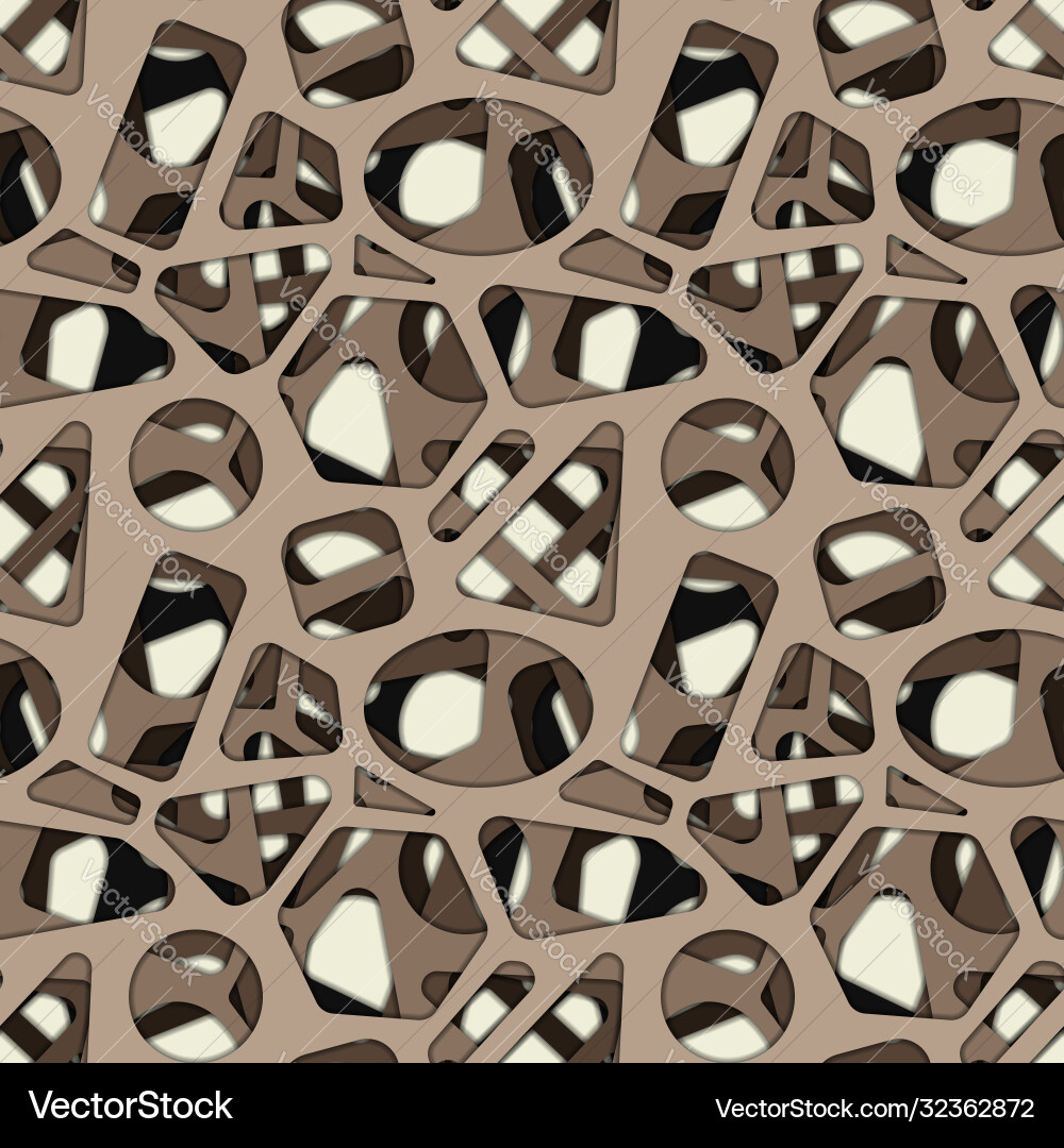 Seamless pattern with clipping mask abstract Vector Image