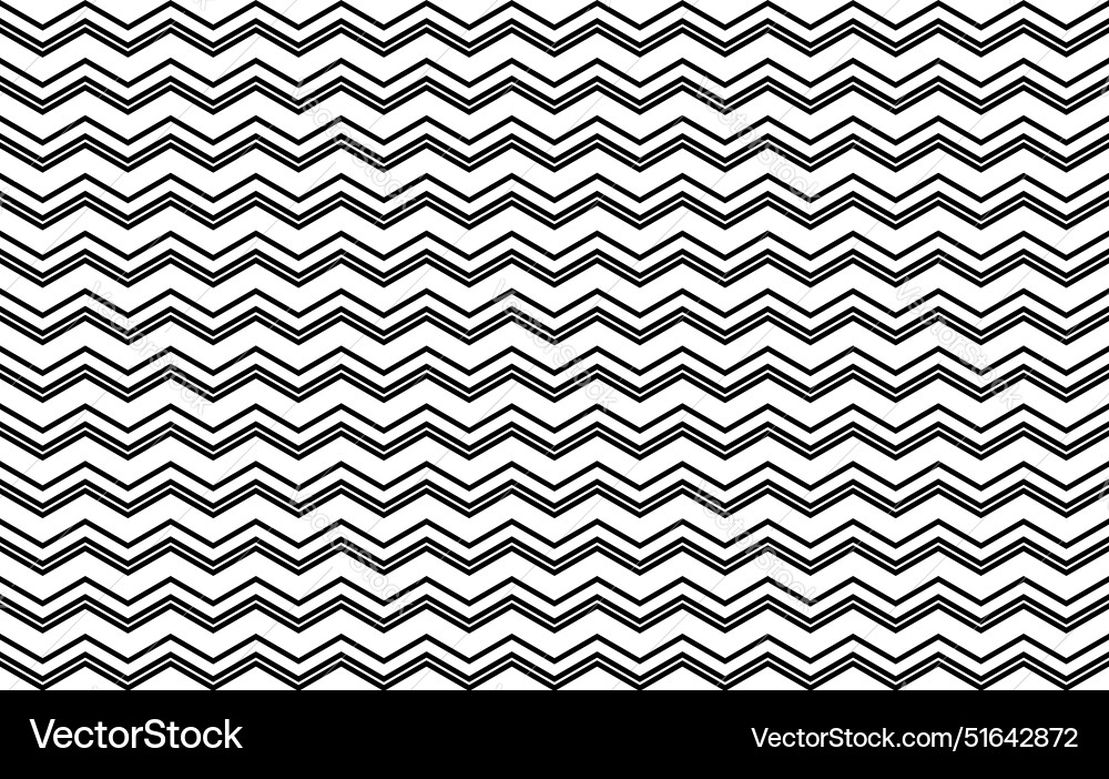 Seamless zigzag lines pattern vector image