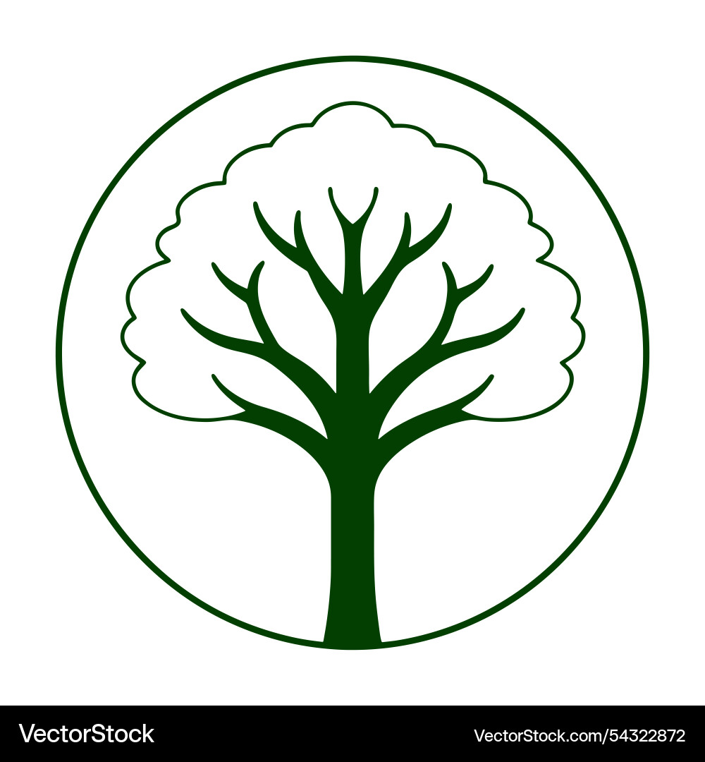 Unique tree graphics for any design Vector Image