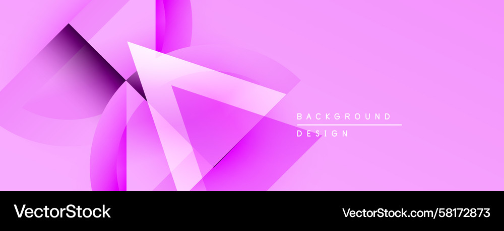 Abstract Overlapping Shapes Background Vector Image