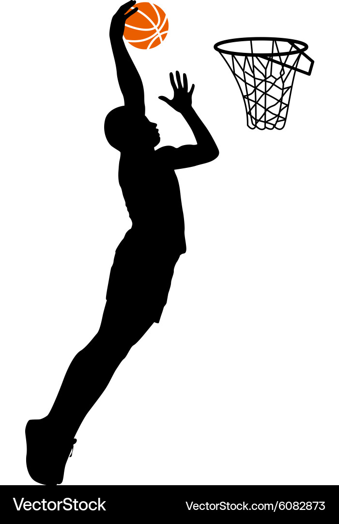 Basketball Silhouettes Vector Image
