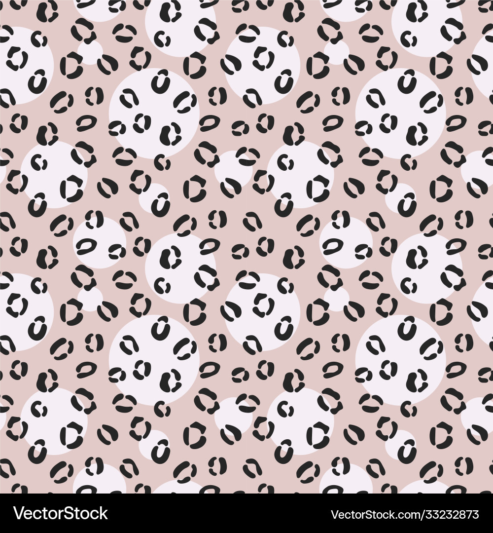 Cheetah repeat pattern vector image