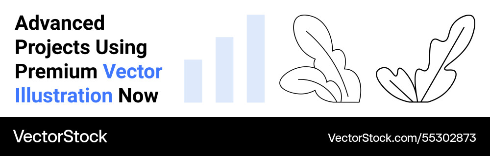 Data analysis concept with minimalistic bar graph Data analysis concept with minimalistic bar graph Vector Image
