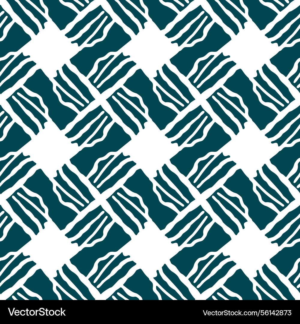 Seamless pattern with a simple abstract drawing vector image