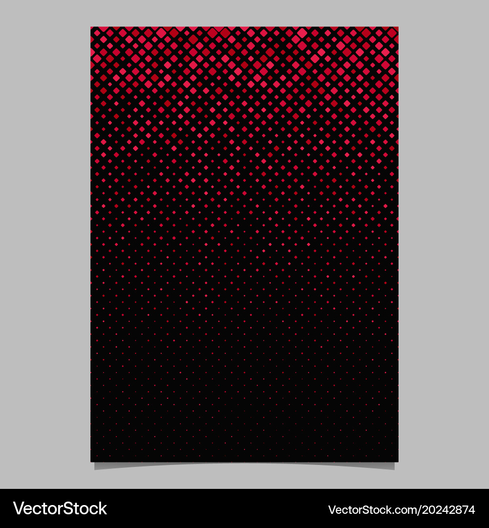 Abstract diagonal rounded square pattern poster vector image