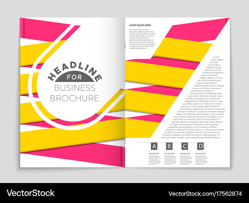 Abstract layout background set for art vector image
