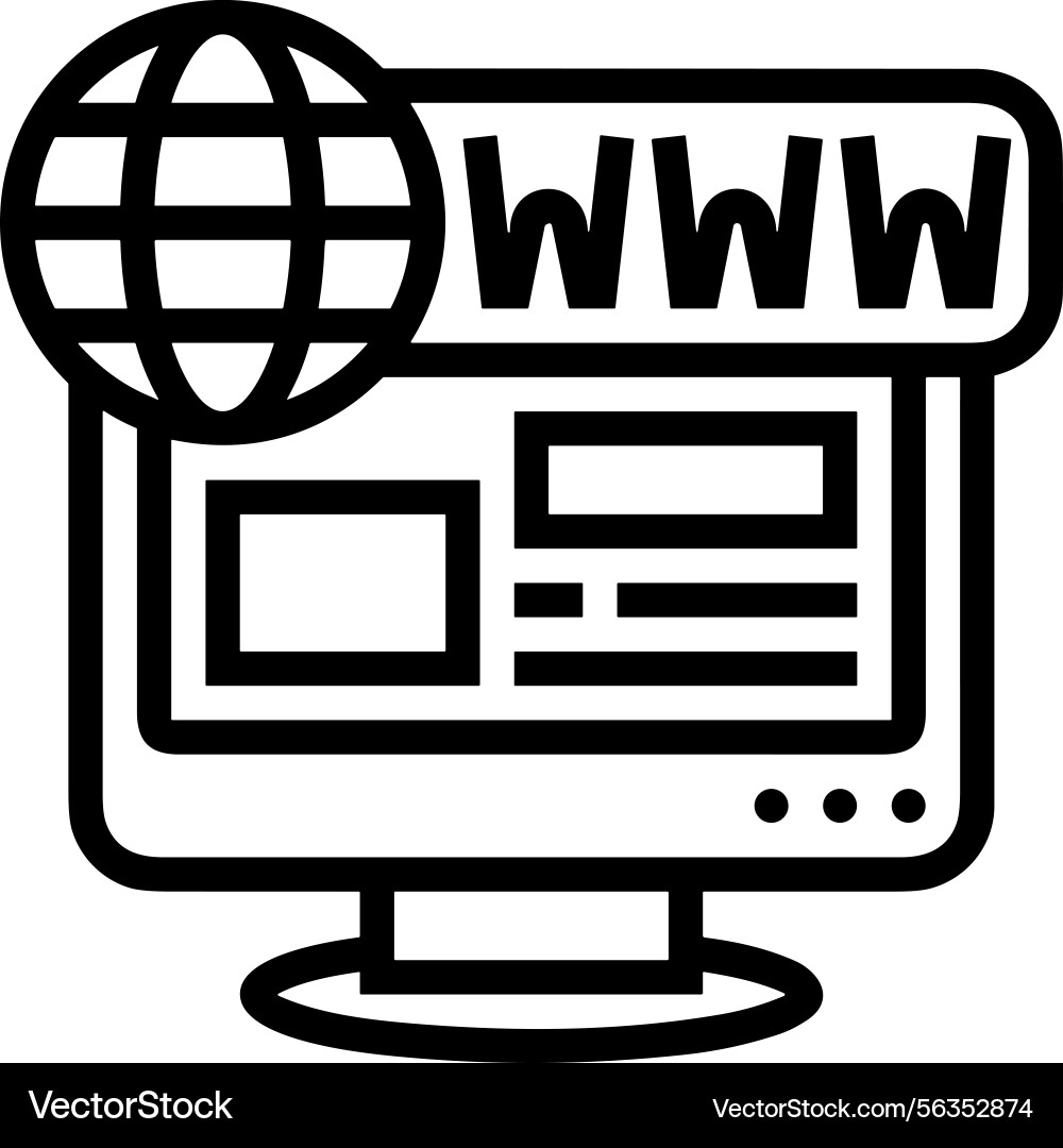 Computer icon symbol image Vector Image