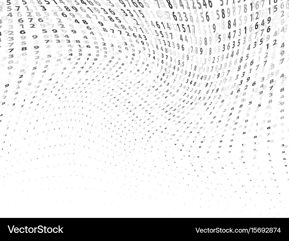 Digital Data Flow vector image