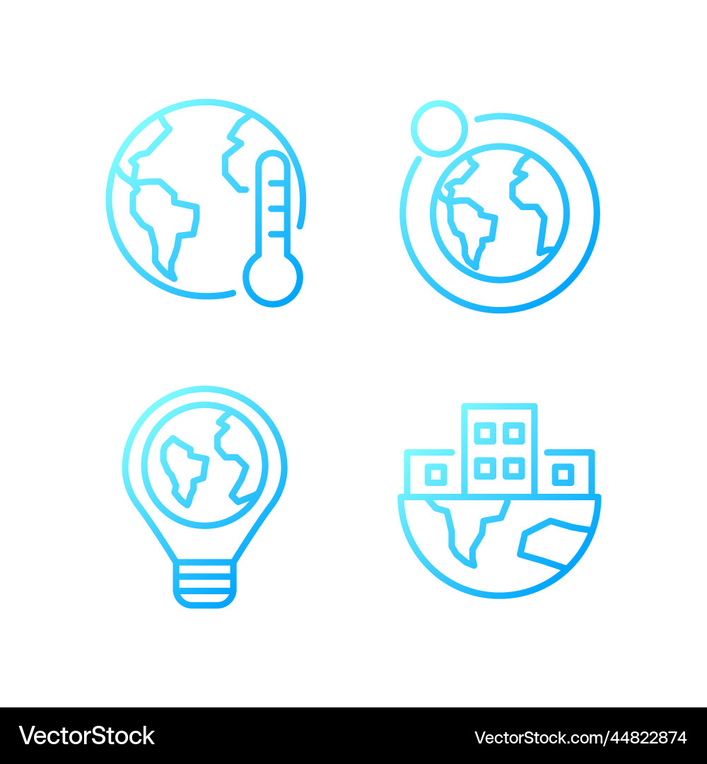 Global problems pixel perfect gradient linear Global problems pixel perfect gradient linear vector image