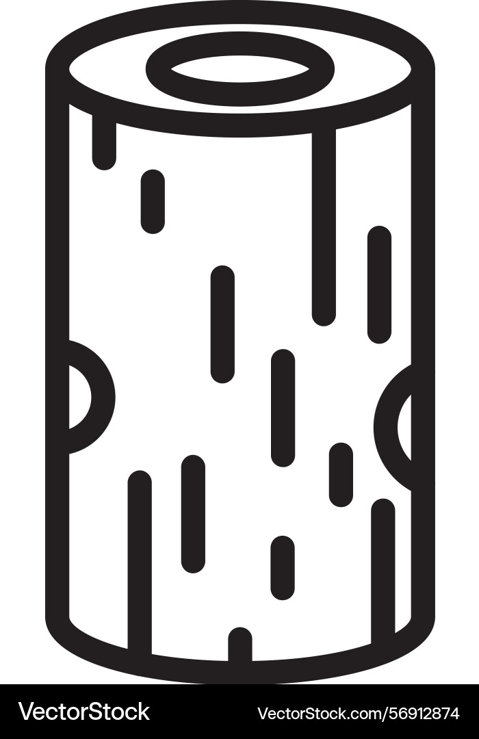 Log linear style icon design vector image