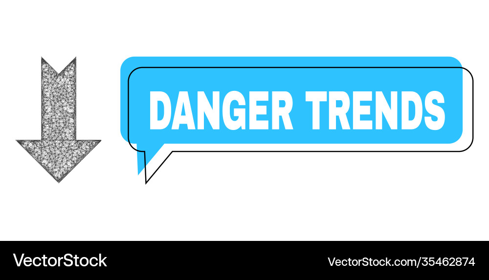 Misplaced danger trends chat frame and net mesh Misplaced danger trends chat frame and net mesh vector image