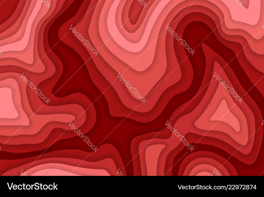 Papercut multi layers color background Vector Image