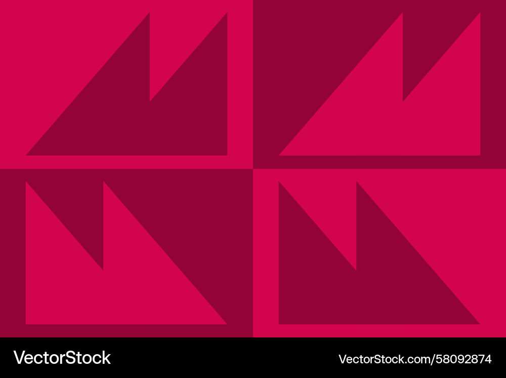 Red Triangle Geometric Pattern Vector Image