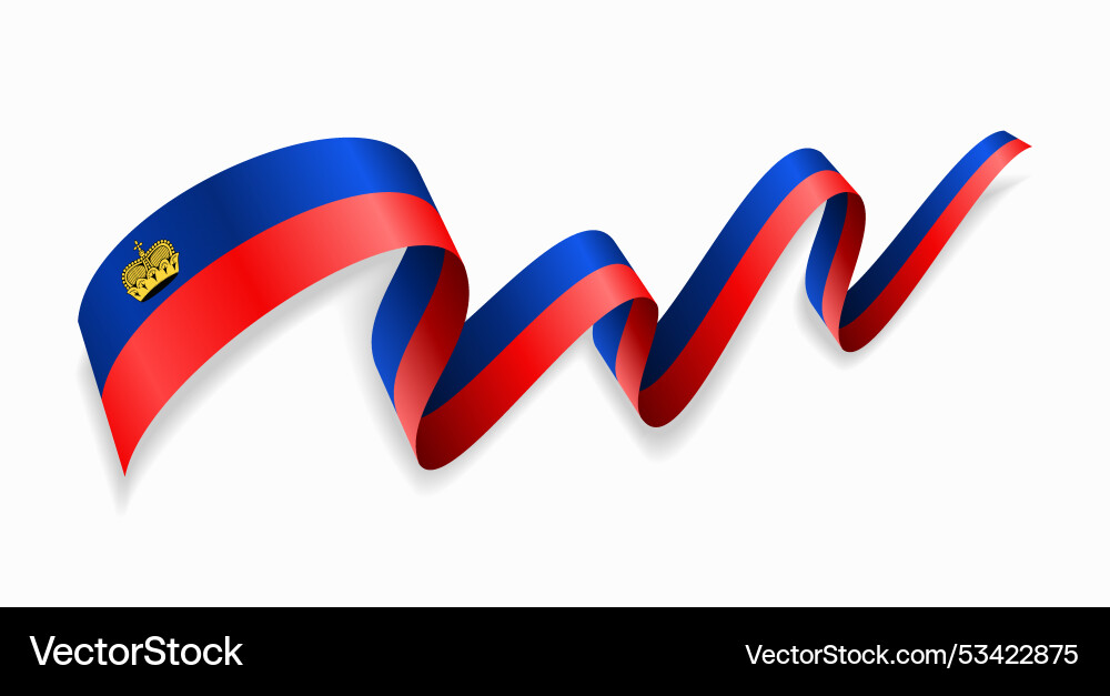 Liechtenstein flag wavy abstrakt hintergrund Liechtenstein flag wavy abstrakt hintergrund vektorbild