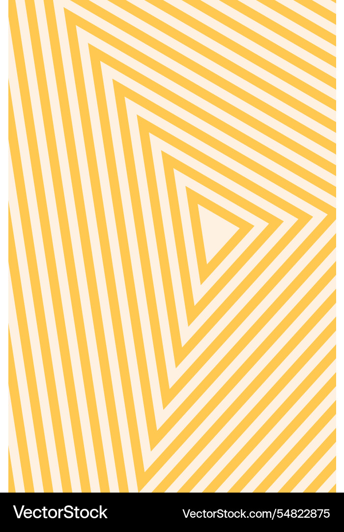 Psychedelic concentric triangle groovy pattern Vector Image