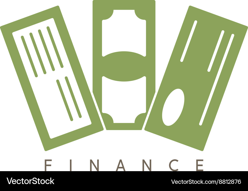 Abstract design template of financial instruments Vector Image