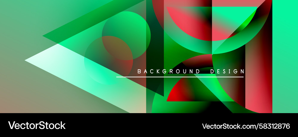 Abstract geometric shapes overlap creating Abstract geometric shapes overlap creating Vector Image