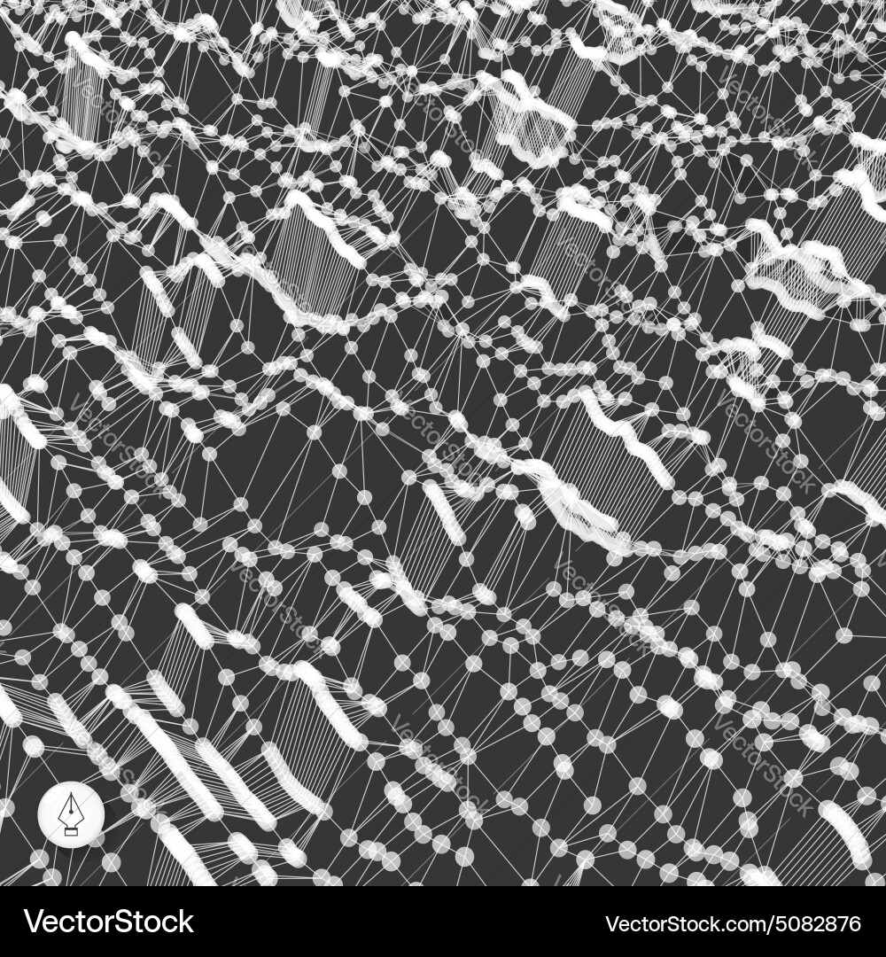 Abstract grid background vector image