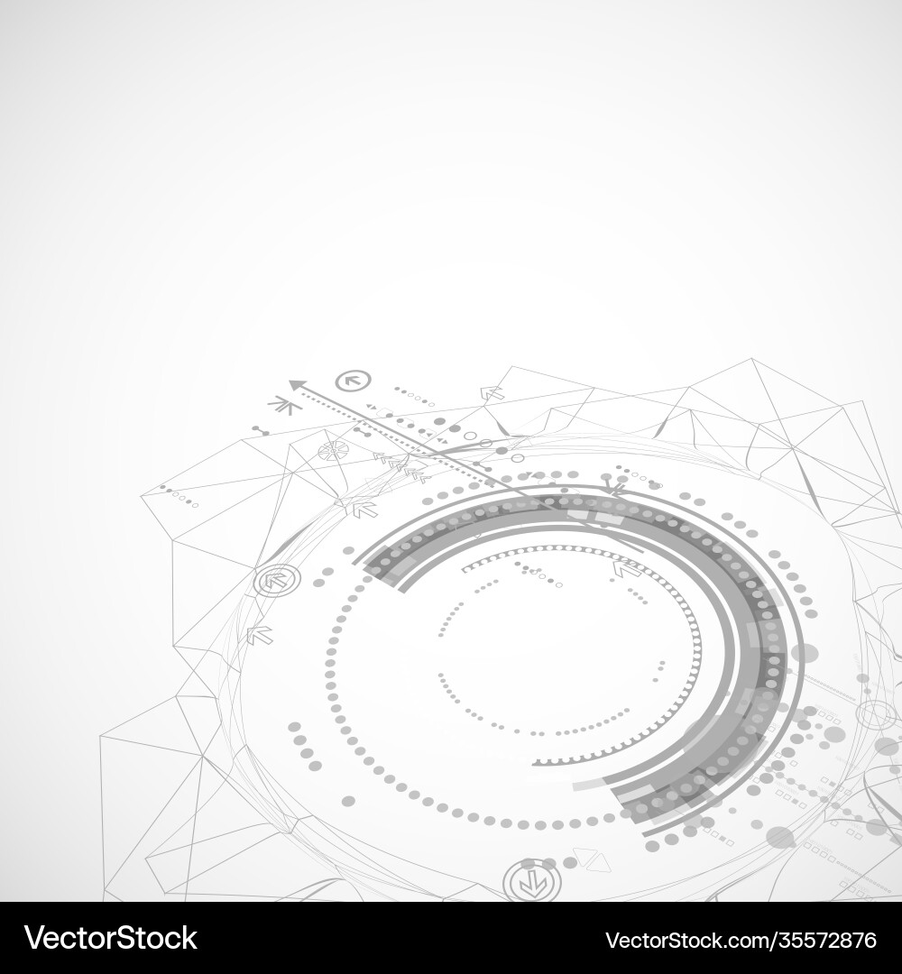 Abstract technological background with various Abstract technological background with various vector image