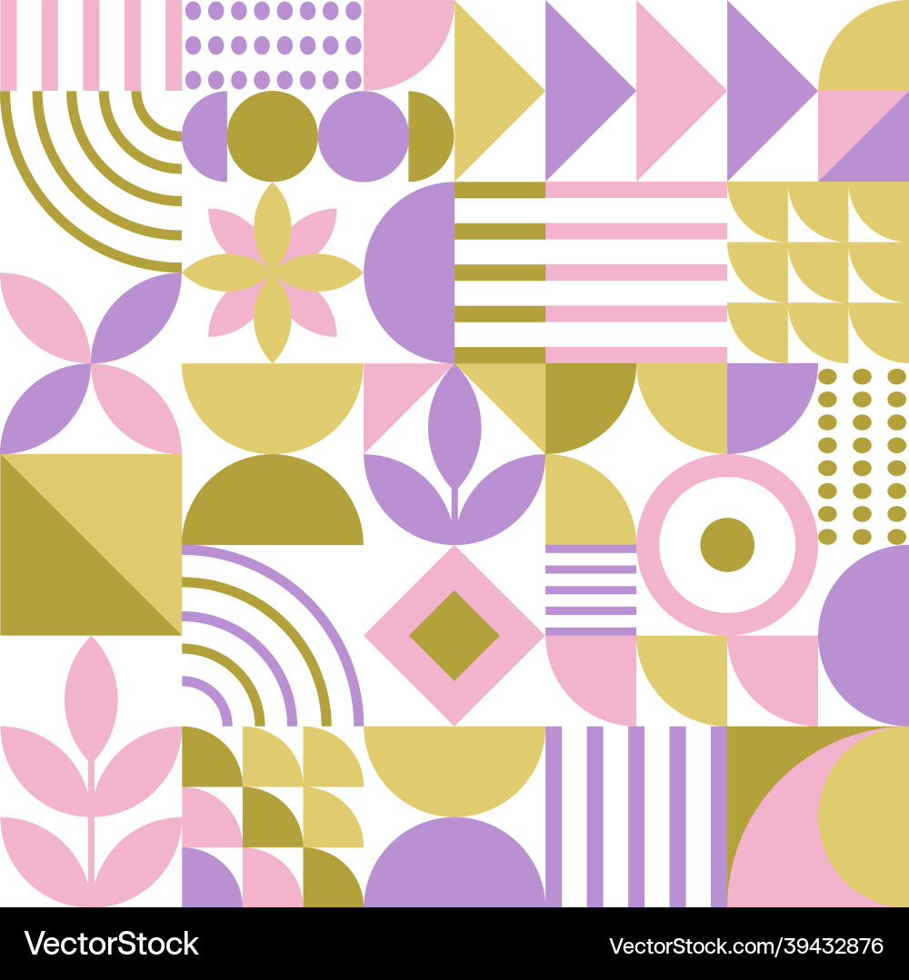 Scandinavian pattern minimalistic Scandinavian pattern minimalistic vector image