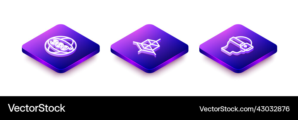 Set isometric line 360 degree view 3d modeling Set isometric line 360 degree view 3d modeling Vector Image