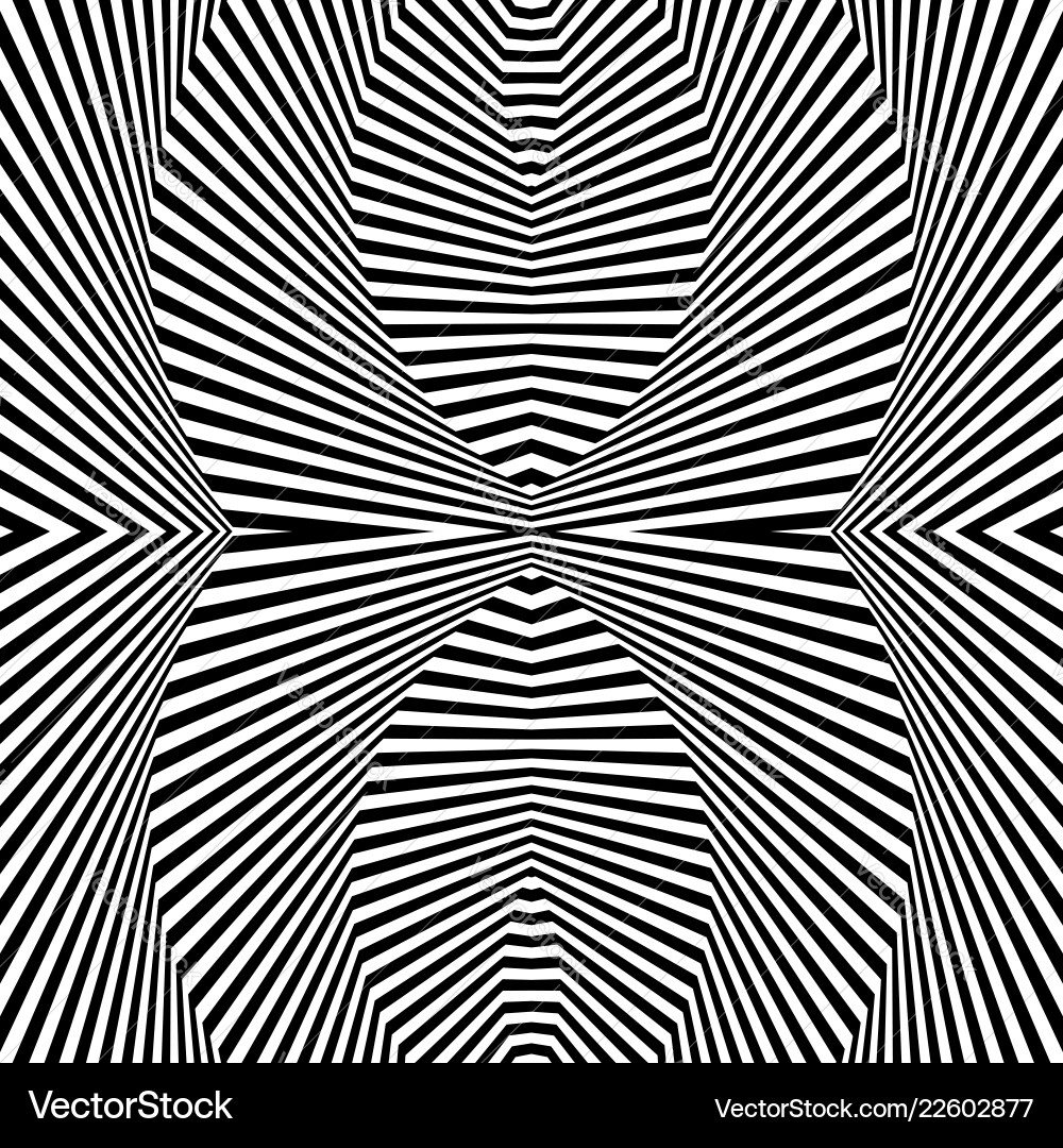 Abstract geometric pattern monochrome background vector image