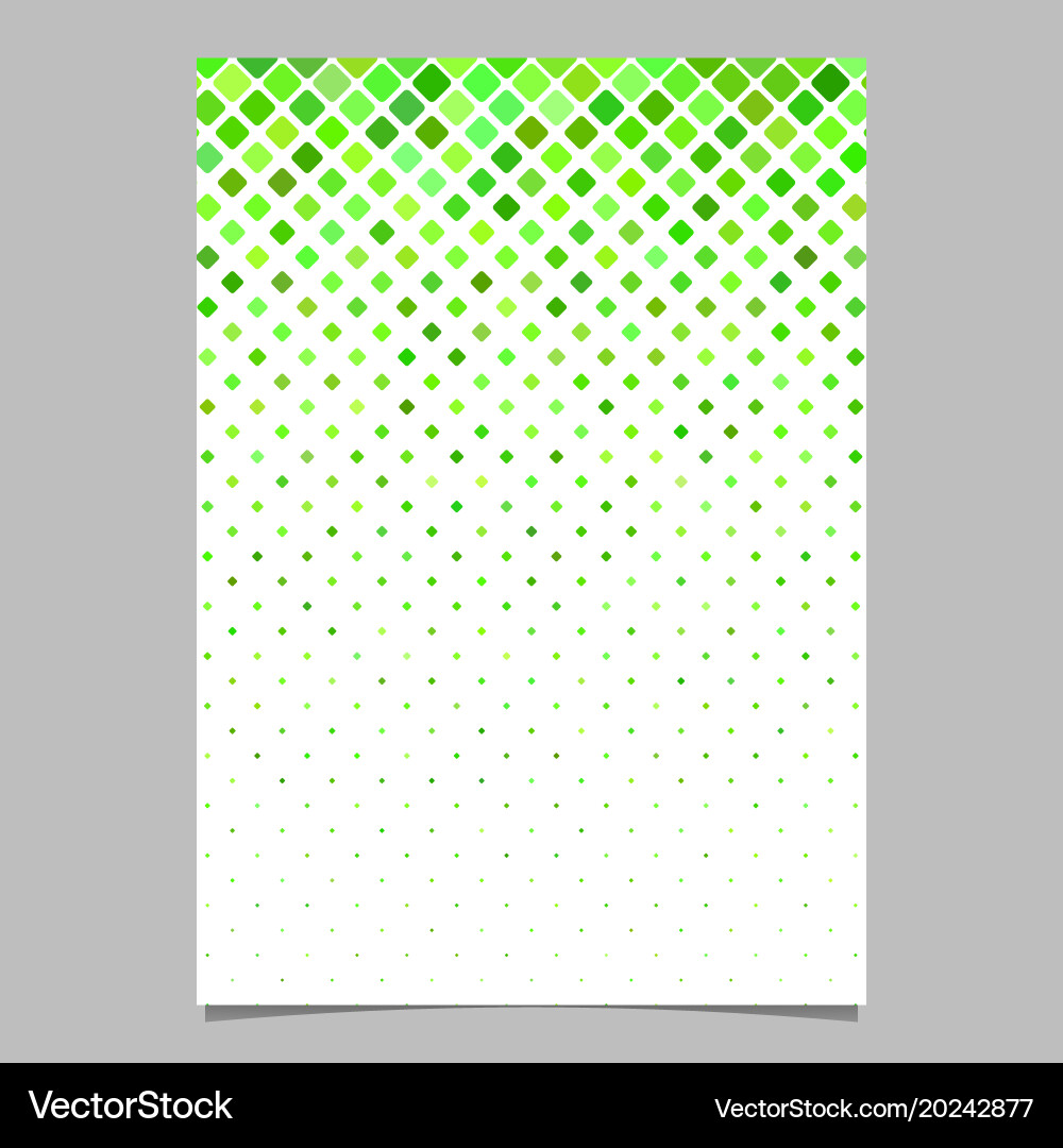 Abstract square pattern brochure template vector image