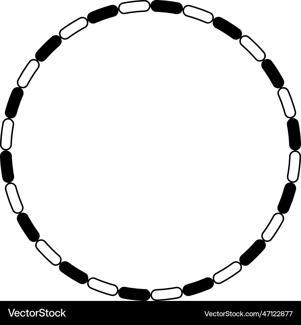 Circle frame round border design shape icon Circle frame round border design shape icon Vector Image
