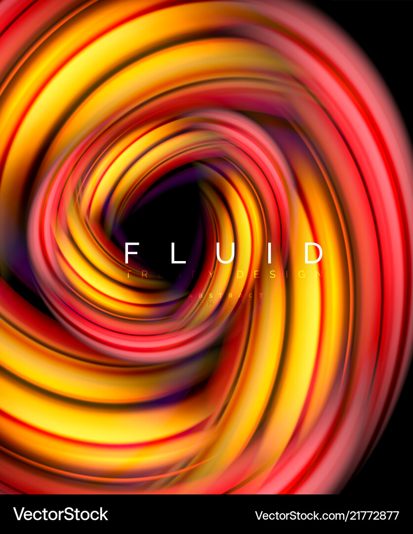 Fluid smooth wave abstract background flowing Fluid smooth wave abstract background flowing Vector Image