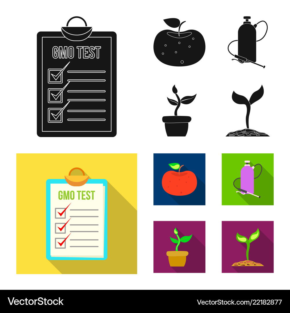 Isolated object of and symbol set ve Isolated object of and symbol set ve vector image