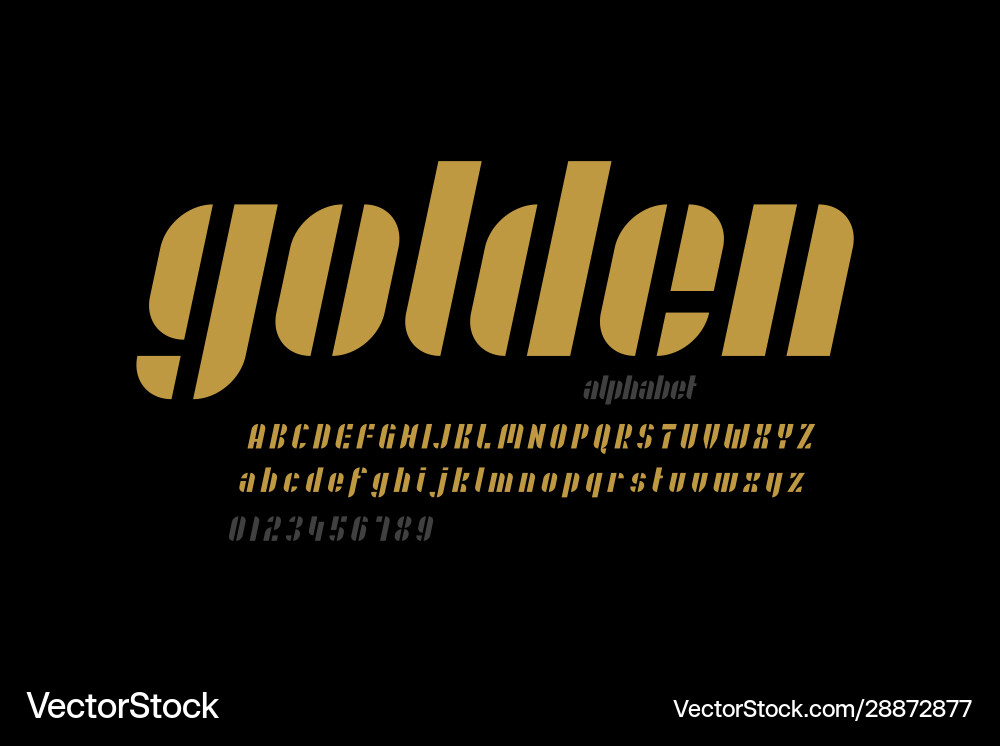 Modern minimal style font design italic uppercase Modern minimal style font design italic uppercase vector image