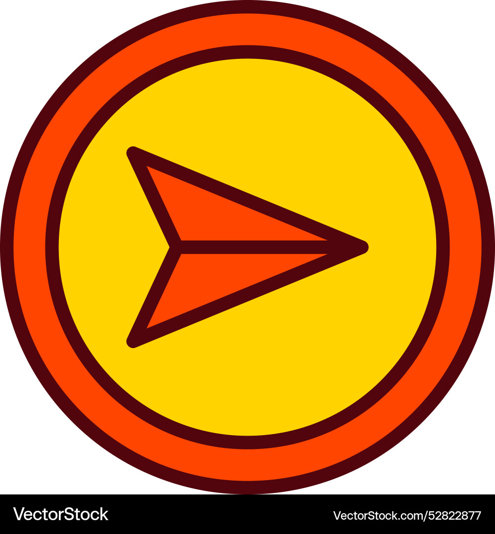 Send icon design Vector Image