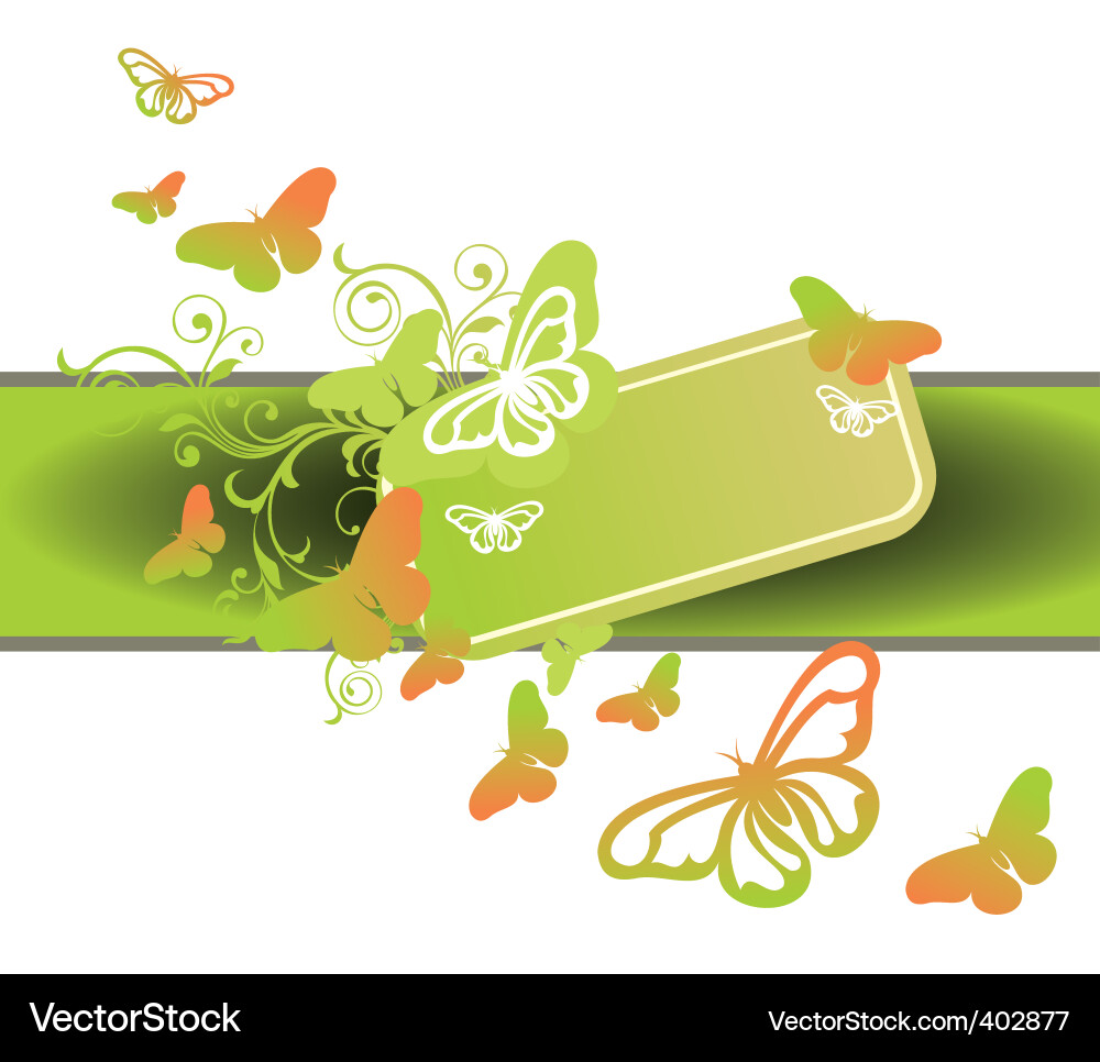 Spring background vector image