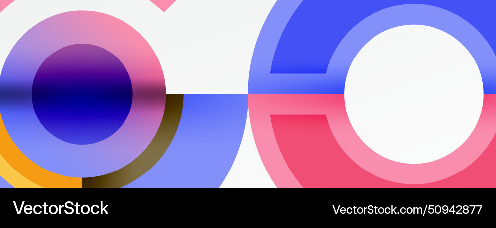 Trendy simple circle abstract background Trendy simple circle abstract background vector image