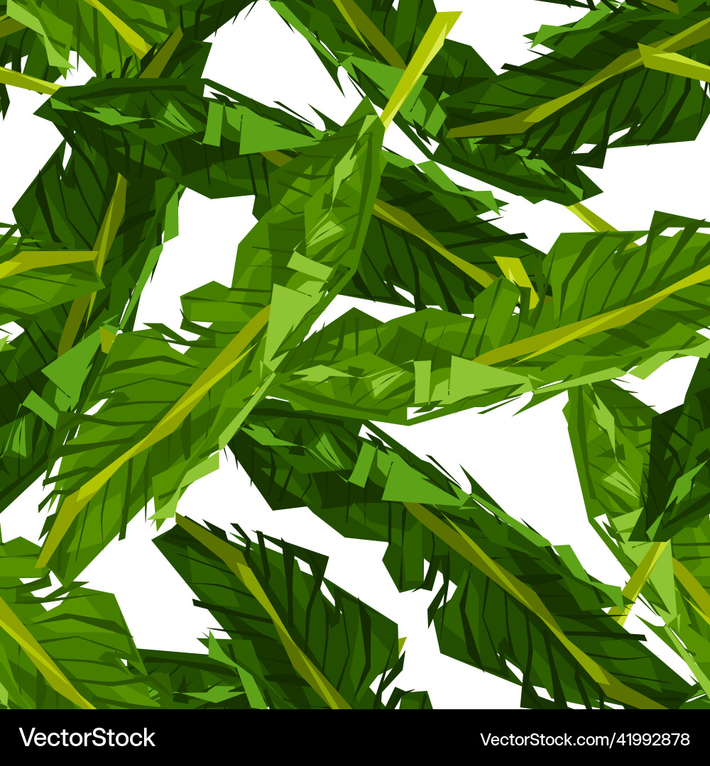 Abstract banana leaf seamless pattern camouflage Abstract banana leaf seamless pattern camouflage Vector Image
