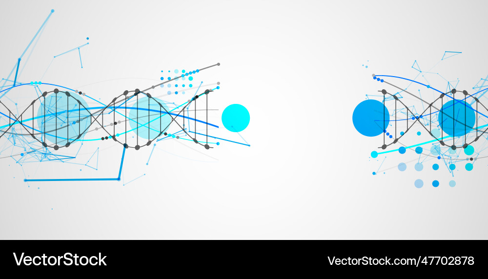 Abstract dna background with plexus effect Abstract dna background with plexus effect Vector Image
