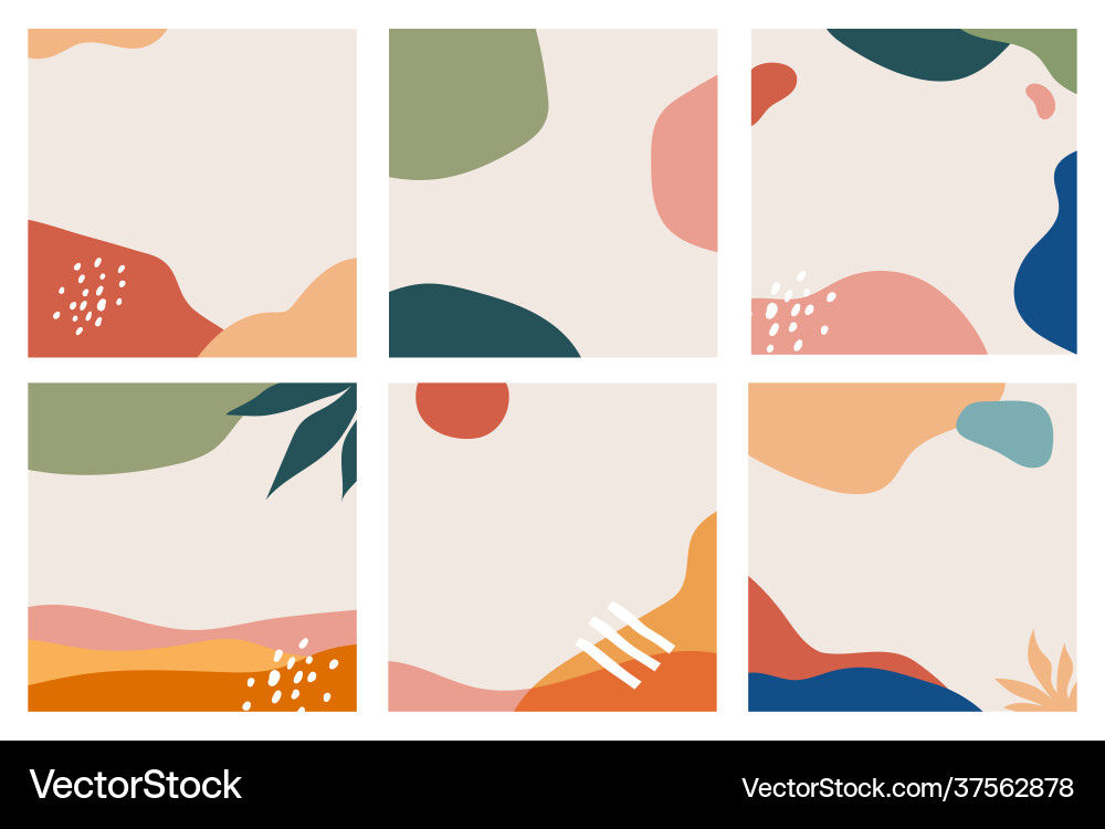 Abstraktes frisches und trendiges Designset modern Abstraktes frisches und trendiges Designset modern vektorbild