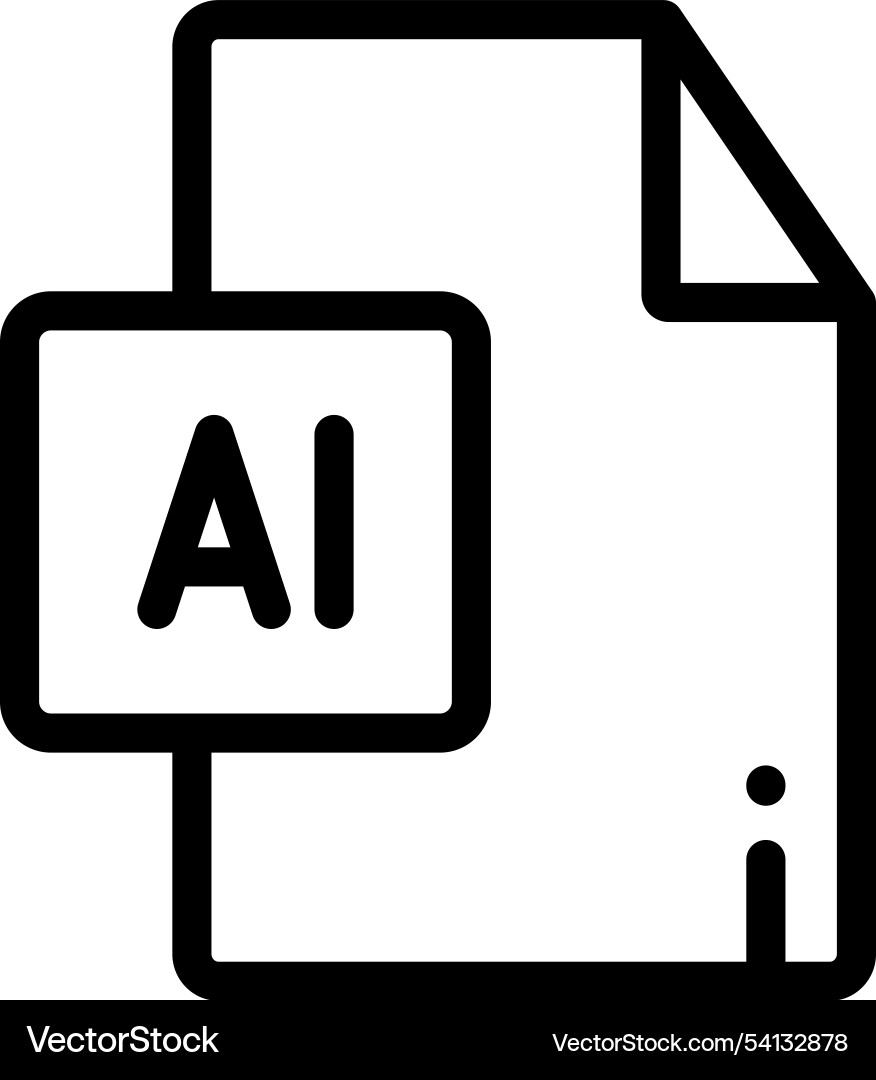 Image analysis icon thin linear style design Image analysis icon thin linear style design vector image