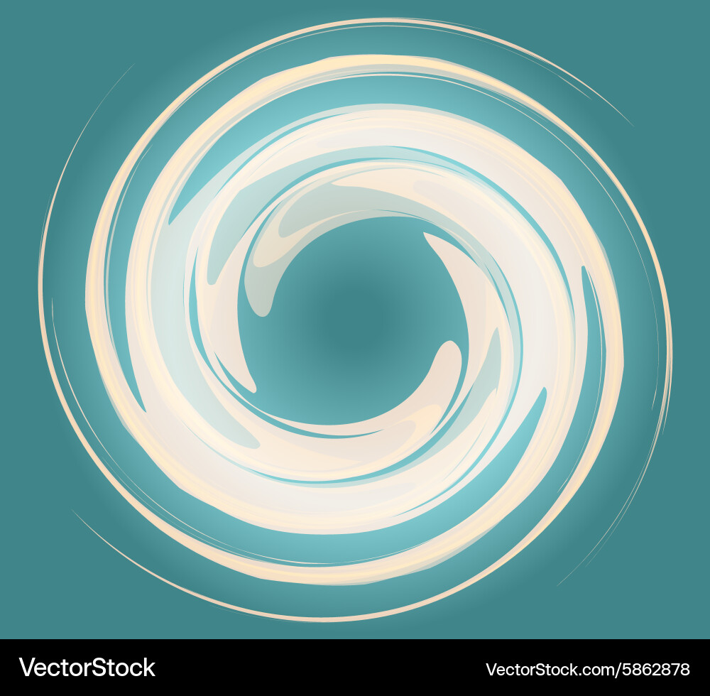 Isolated vortex on background whirlpool vector image