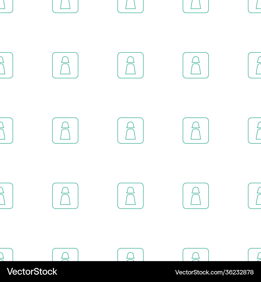 Man wc icon pattern seamless white background vector image