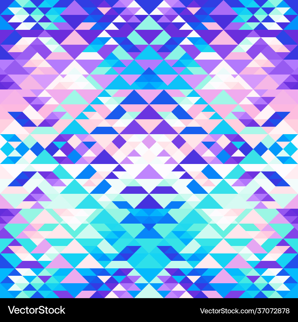 Triangular Aztec Pattern vector image