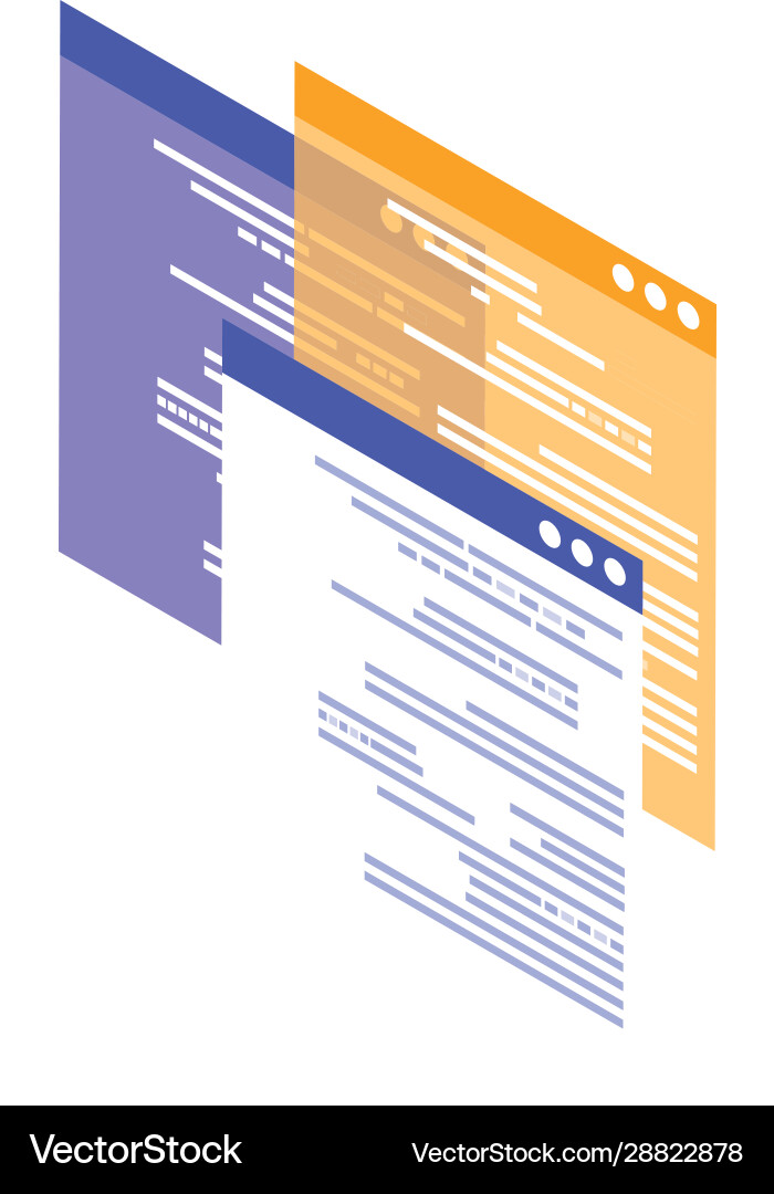 Web-Programmierungsprozess auf weißem Hintergrund Web-Programmierungsprozess auf weißem Hintergrund vektorbild