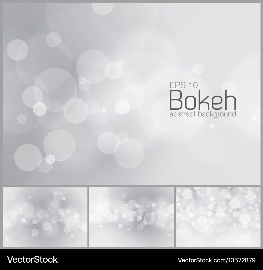 Abstract Bokeh Blur Background vector image