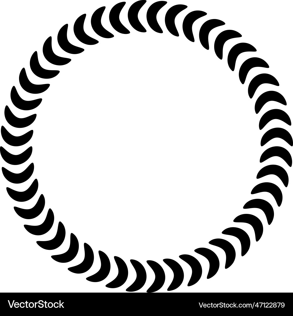 Circle frame round border design shape icon Circle frame round border design shape icon Vector Image