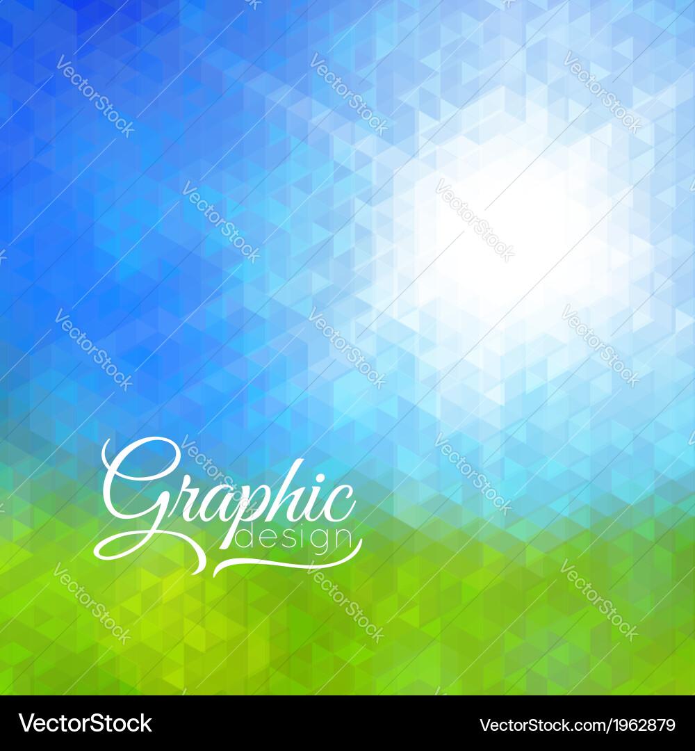 Geometric Blue Abstract Background Royalty Free Vector Image