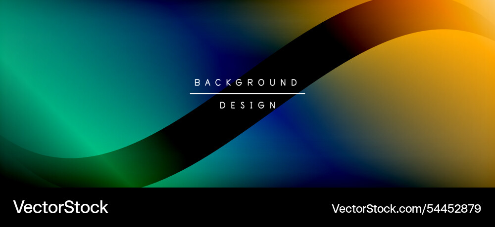 Gradient and shadow wave line geometric background Gradient and shadow wave line geometric background vector image