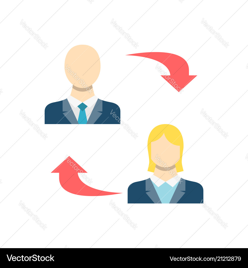 Peer to related icon Peer to related icon vector image