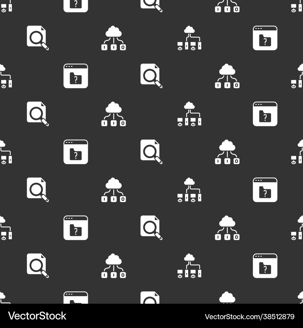 Set computer network file missing search concept Set computer network file missing search concept vector image