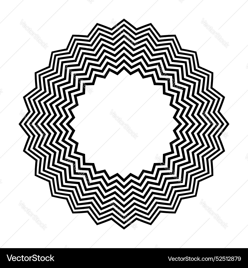 Zig zag Linien Muster für Rahmen Zig zag Linien Muster für Rahmen vektorbild