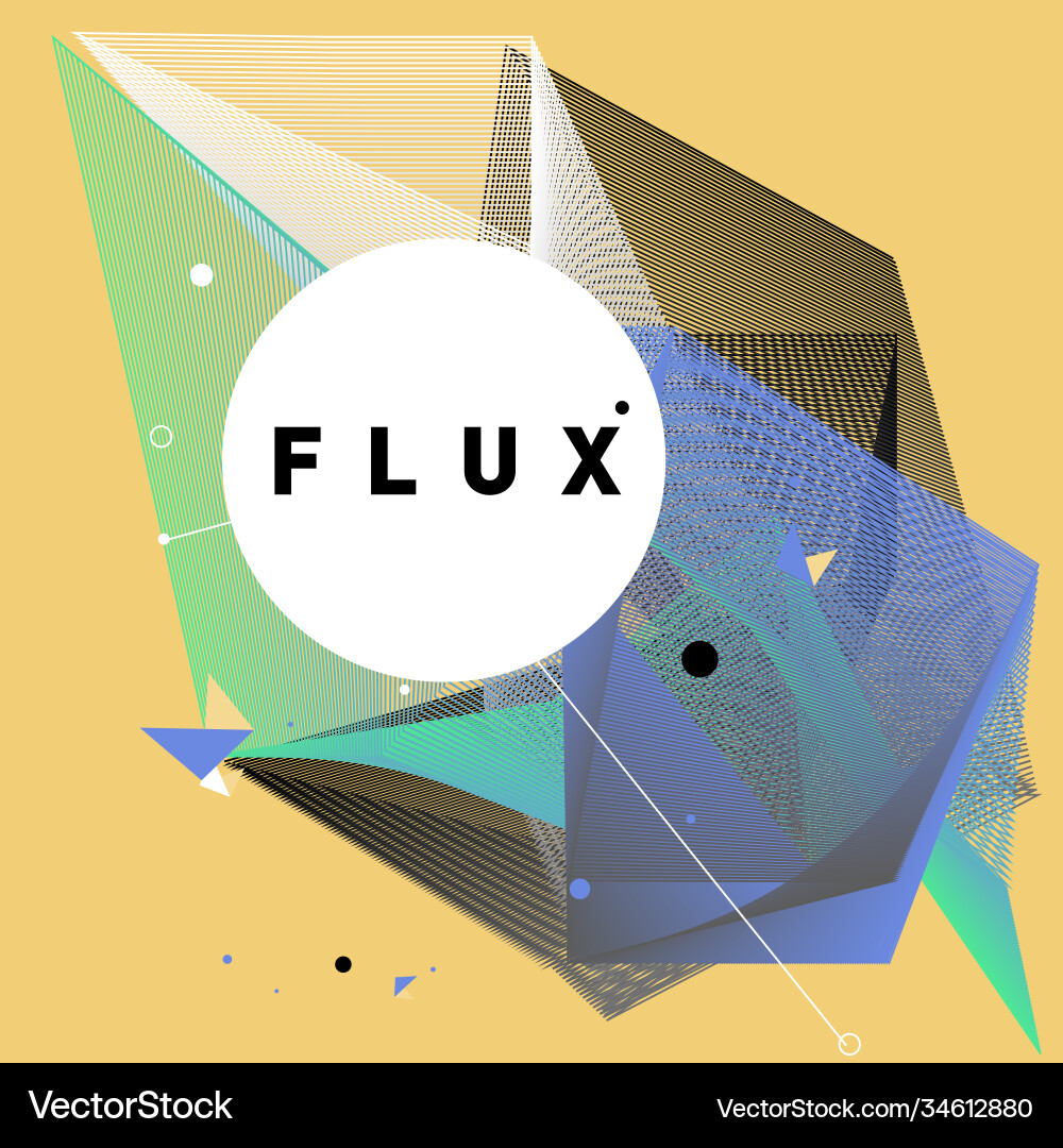 3d colorful wave background dynamic flux effect 3d colorful wave background dynamic flux effect vector image